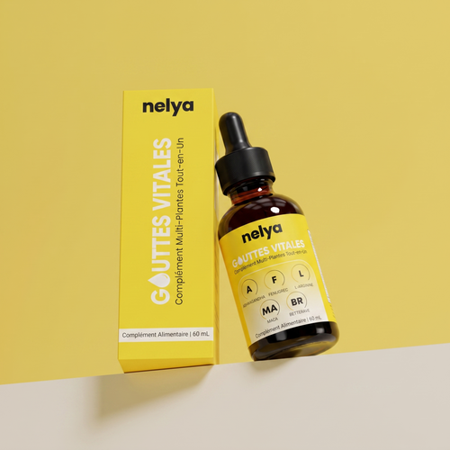 Nelya Gouttes Vitales - packshot flacon et boîte